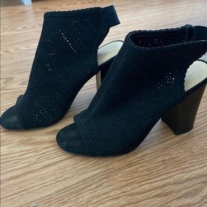 Lauren Conrad Open Toe Booties